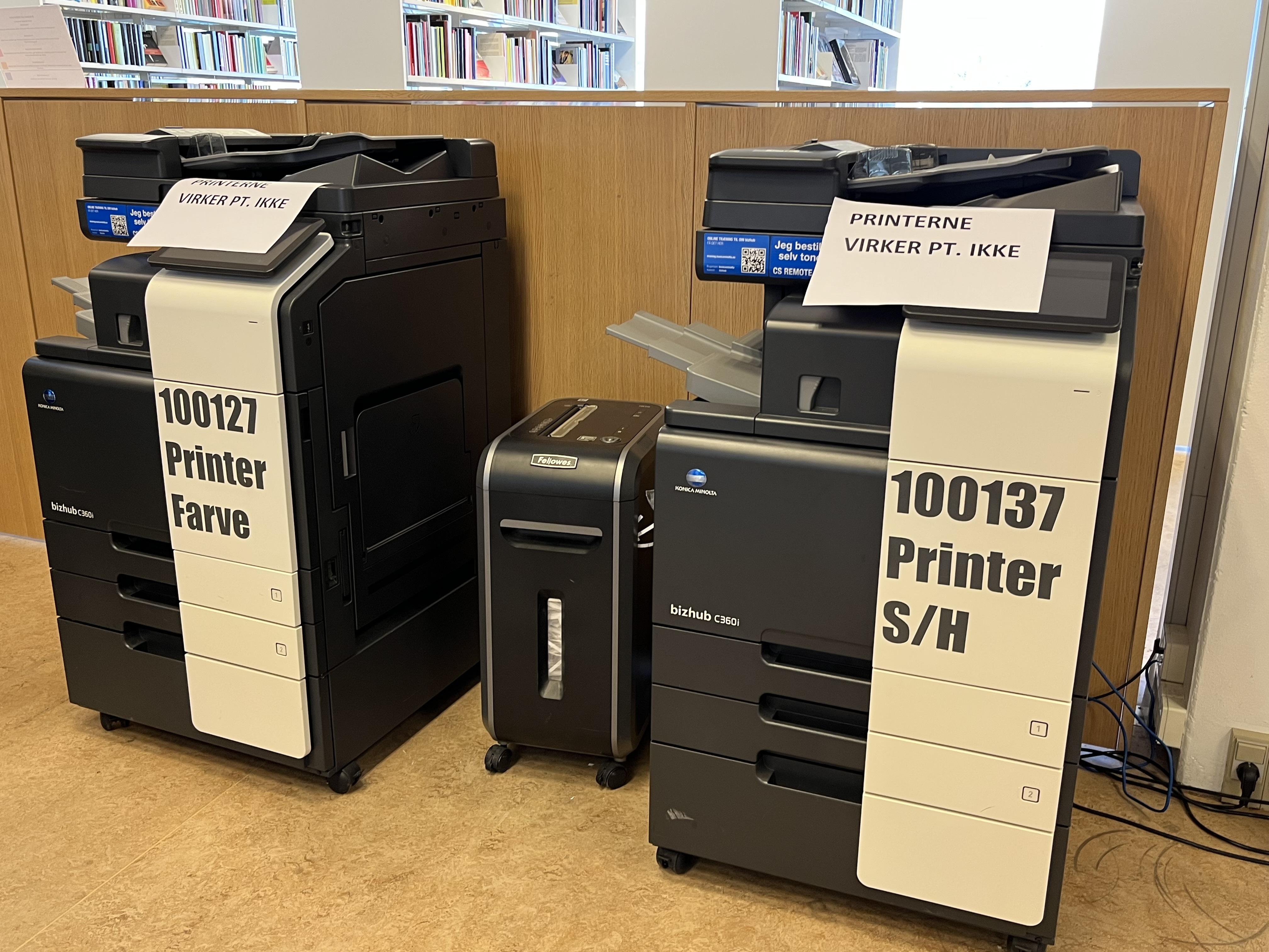 OBS Du kan igen printe og kopiere Hovedbiblioteket dog i sort/hvid, og du kan igen på Nørre Alslev og Sakskøbing Bibliotek | Guldborgsund-bibliotekerne