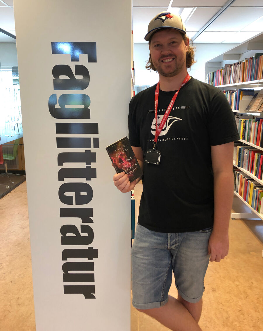 Anders er tovholder på bibliotekets nye faglitterære læseklub