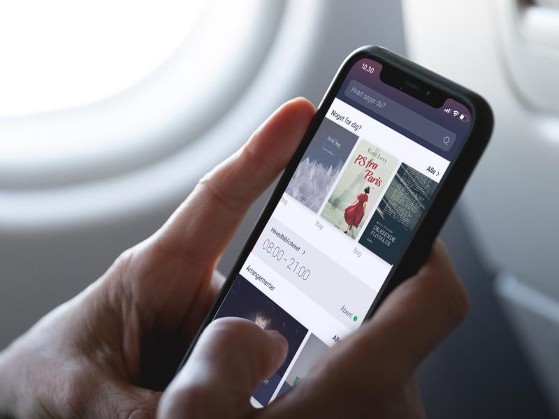 Download app'en Biblioteket og få hele biblioteket på din smartphone