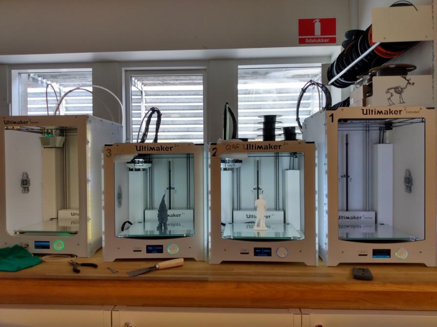 Fire Ultimaker 3D-printere