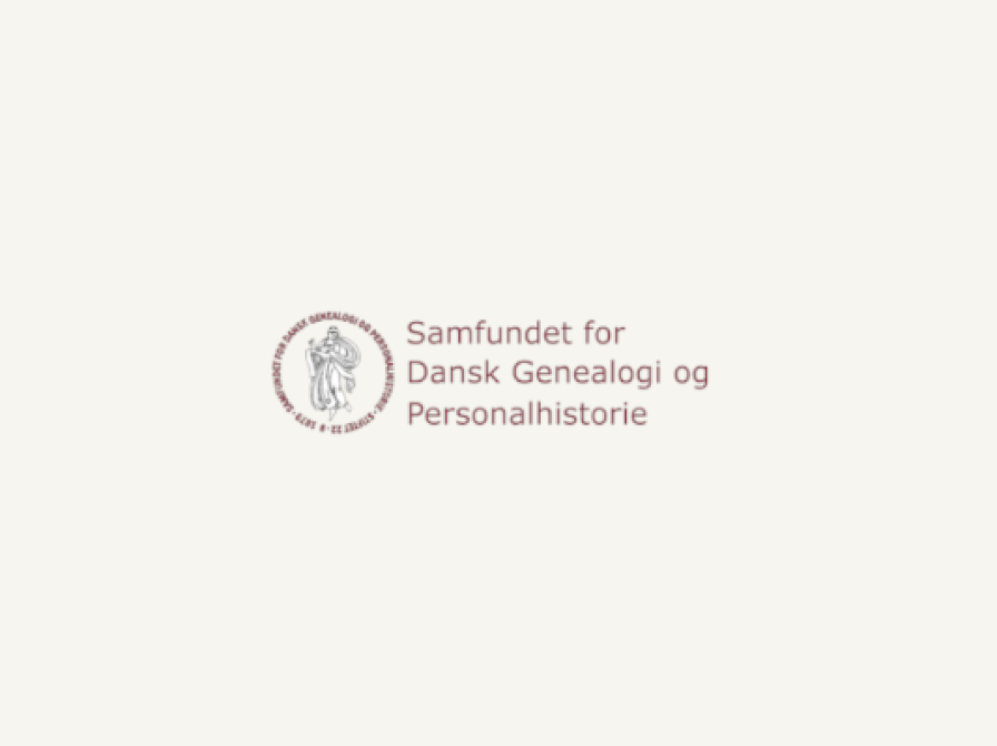 Samfundet for Dansk Genealogi og Personalhistorie logo