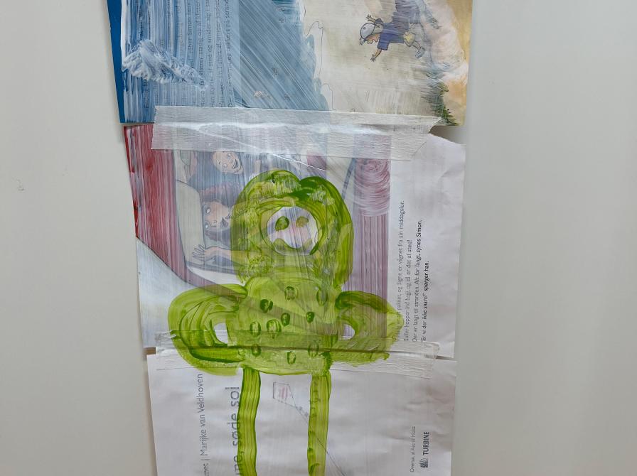 stemningsbillede fra workshop med skoleklasser